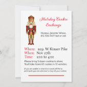 Cookie Exchange Nutcracker Thema Aangepaste tekst (Achterkant)
