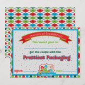 Cookie Exchange Packaging Award (Voorkant / Achterkant)