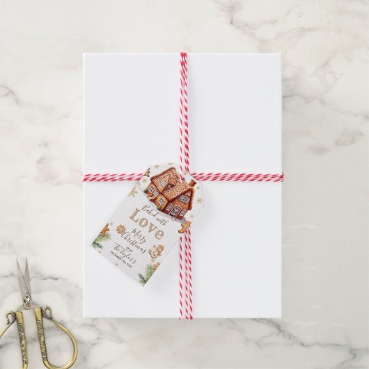 Cookie Exchange Partij Cookie Gift Labels Cadeaulabel (Met Touw)