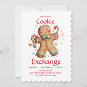 Cookie Exchange Party uitnodiging die u aanpast (Voorkant)