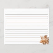 Cookie Exchange Rustic Recipe Card (Achterkant)