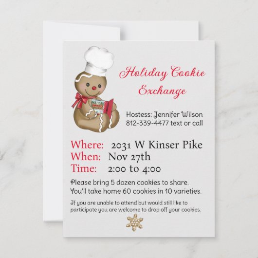 Cookie Exchange Stain Glass Nativity Aangepaste te (Achterkant)