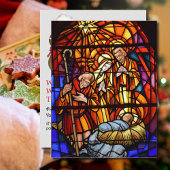 Cookie Exchange Stain Glass Nativity Aangepaste te