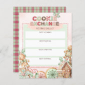 Cookie Exchange Stemming Gingerbread (Voorkant / Achterkant)