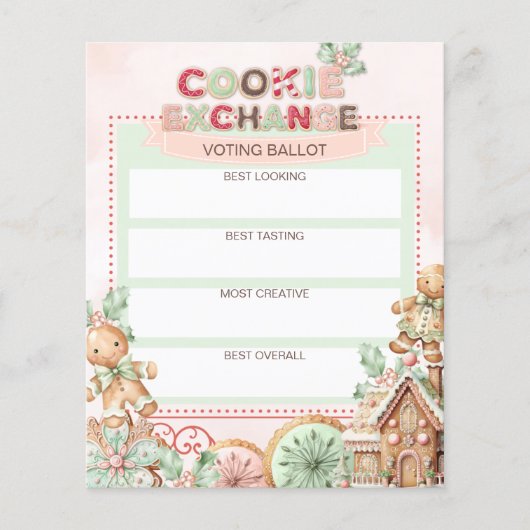 Cookie Exchange Stemming Gingerbread (Voorkant)