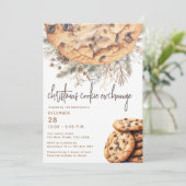 Cookie Exchange Thema Eenvoudig budgetfeest Kaart (Staand voorkant)