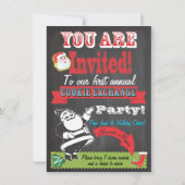 Cookie Exchange/ Ugly Sweater Party Invitations Kaart (Achterkant)