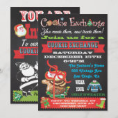 Cookie Exchange/ Ugly Sweater Party Invitations Kaart (Voorkant / Achterkant)