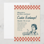 Cookie Exchange-uitnodigingen Kaart (Voorkant / Achterkant)