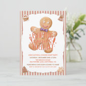  Cookie Exchange Vakantie Party Uitnodiging (Staand voorkant)