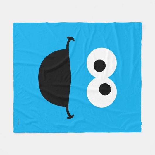 Cookie Face Art Fleece Deken (Voorkant (Horizontaal))