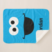 Cookie Face Art | Jouw namen toevoegen Sherpa Deken (Voorkant (horizontaal))