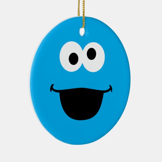 Cookie Face Art Keramisch Ornament (Rechts)