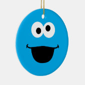 Cookie Face Art Keramisch Ornament (Rechts)