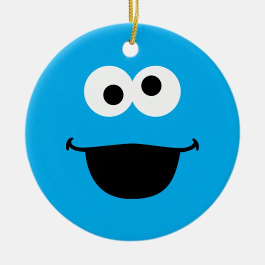 Cookie Face Art Keramisch Ornament (Voorkant)