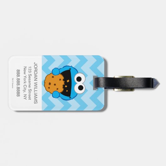 Cookie Face Bagagelabel (Achterkant horizontaal)