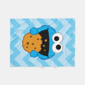Cookie Face Fleece Deken (Voorkant (Horizontaal))
