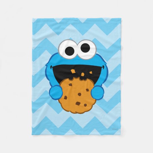 Cookie Face Fleece Deken (Voorkant)