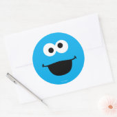 Cookie Face Kunst Ronde Sticker (Envelop)