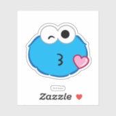 Cookie Face Throting a Kiss Sticker (Vel)