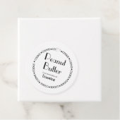 Cookie Flavor-label, Gourmet cookie label (In situ)