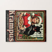 Cookie For Krampus Merry Krampus Christmas Horror Legpuzzel (Horizontaal)