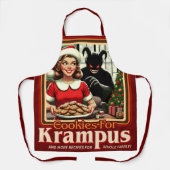 Cookie For Krampus Merry Krampus Christmas Horror Schort (Voorkant)