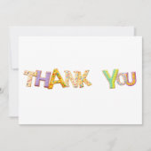 COOKIE FROSTING EXTREME FONT BEDANKKAART (Voorkant)