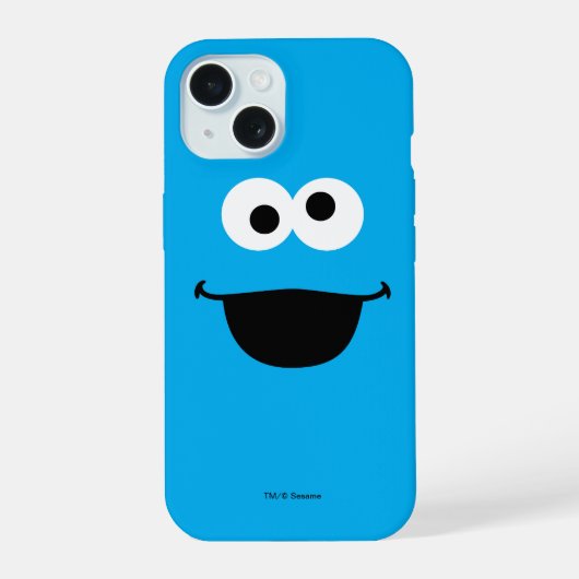 Cookie Gezichtskunst iPhone 15 Case (Achterkant)