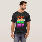Cookie Gingerbread Bakkerij Crew Man Kersttijd T-shirt (Voorkant volledig)