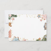 Cookie Gingerbread Geslacht Reveal Dank u kaart (Achterkant)