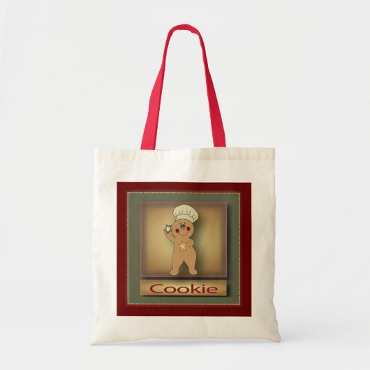 Cookie Gingerbread Man Tote Bag (Voorkant)