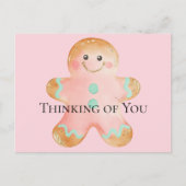 Cookie Gold Blush Pink Mint Denken aan jou Briefkaart (Voorkant)