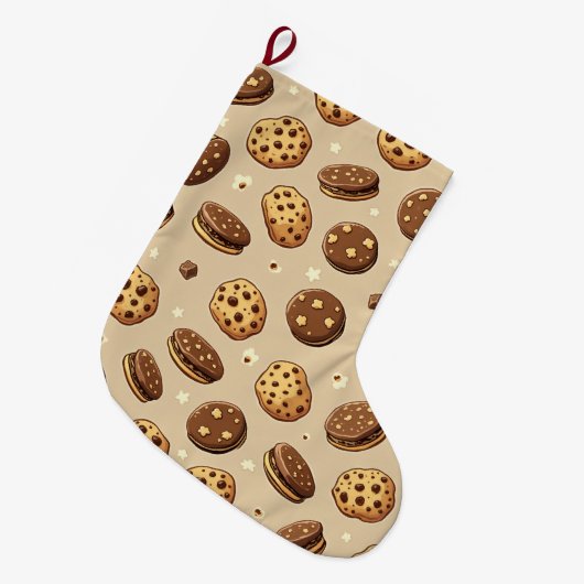 Cookie Holiday Stockings Grote Kerstsok (Voorkant (Hangend))