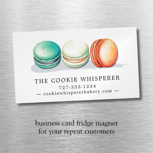 Cookie Home Bakkerij Cottage Food Magnetisch Visitekaartje