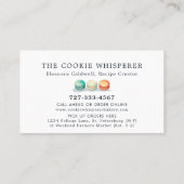 Cookie Home Bakkerij Cottage Food Visitekaartje (Achterkant)