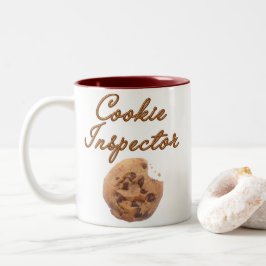 Cookie Inspector Tweekleurige Koffiemok