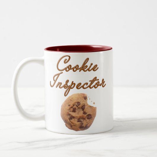 Cookie Inspector Tweekleurige Koffiemok (Links)