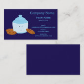 Cookie Jar glimlachen met koekjes Visitekaartje (Voorkant / Achterkant)