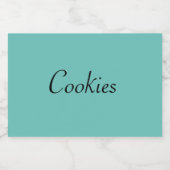 Cookie Jar Labels Voedselcontainer Etiket (Enkel label)