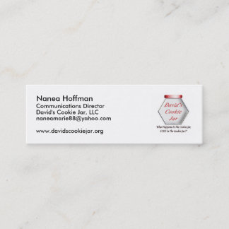 Cookie Jar-profielkaart Mini Visitekaartje