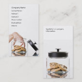 Cookie Jar Profile Card - tweezijdig Visitekaartje (Voorkant / Achterkant)