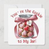 Cookie Jar - Valentijnsdag Kaart (Voorkant)