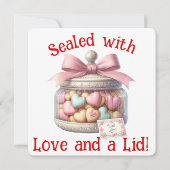 Cookie Jar - Valentijnsdag Kaart (Voorkant)