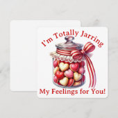 Cookie Jar - Valentijnsdag Kaart (Voorkant / Achterkant)