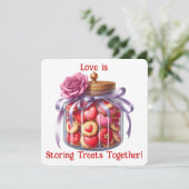 Cookie Jar - Valentijnsdag Kaart (Staand voorkant)