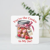 Cookie Jar - Valentijnsdagkaart Bedankkaart (Staand voorkant)