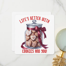 Cookie Jar - Valentijnsdagkaart Bedankkaart