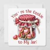 Cookie Jar - Valentijnsdagkaart Bedankkaart (Voorkant)