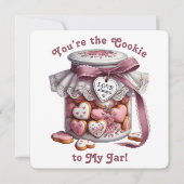 Cookie Jar - Valentijnsdagkaart Bedankkaart (Voorkant)